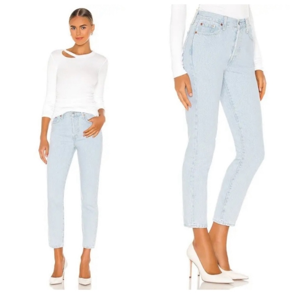 NWT Levi’s Wedgie Fit Ankle Jeans in Signal Lost